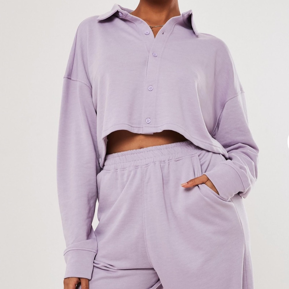 Button down sweatshirt